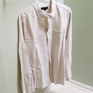 Banana Republic Linen Slim Fit Long Sleeve Shirt